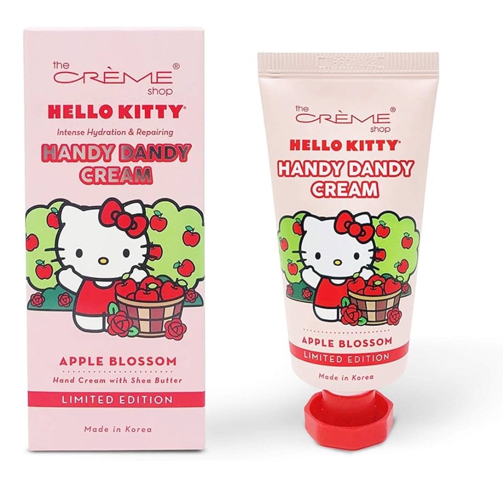 NIB THE CRÈME SHOP Limited Edition Hello Kitty Handy Dandy Cream - Apple Blossom
